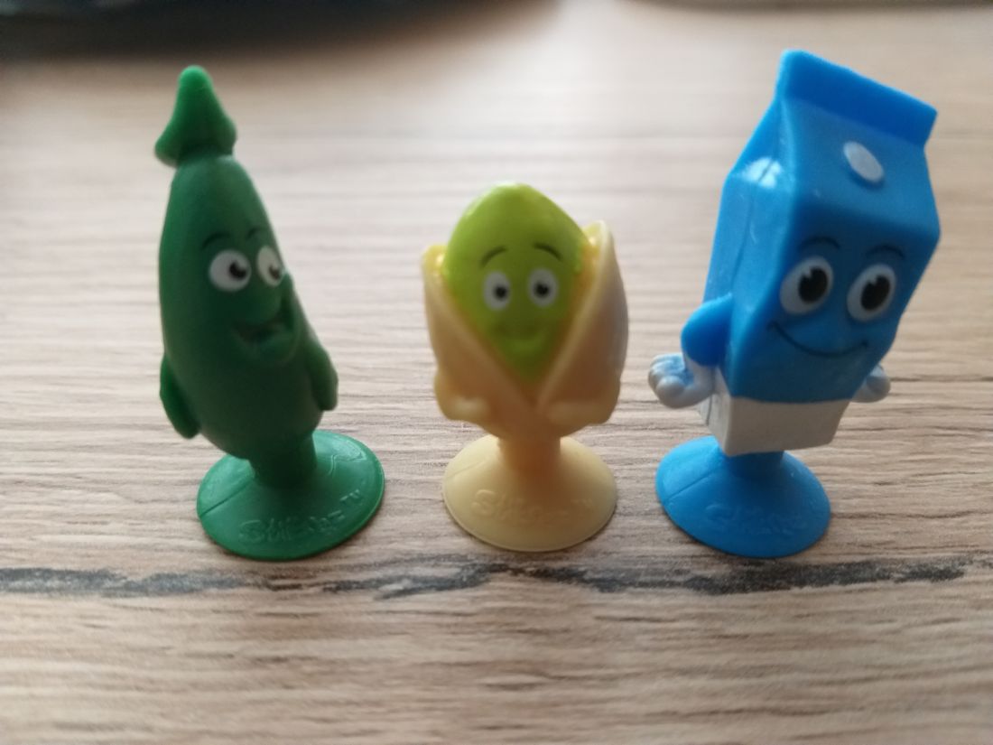 "Stikeez  Sticking Vegetables and Fruits" All 24 figures+card game Lidl Stikeez 